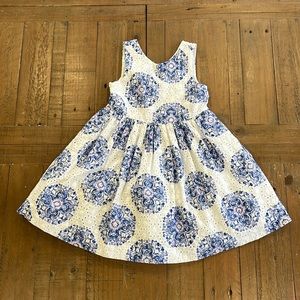 Janie and jack eyelet medallion dress